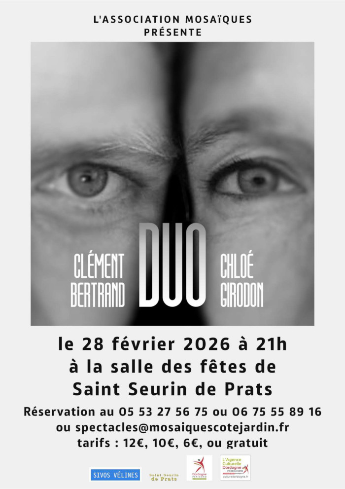 Duo, Spectacle Mosaïques à St Seurin de Prats