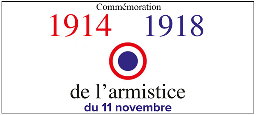 Commémoration de l'armistice du 11 novembre 1918