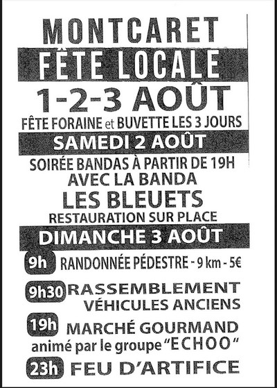 Fête Locale à Montcaret