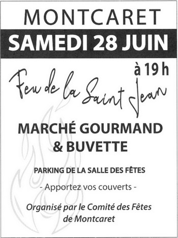 Marché gourmand Feu de la Saint Jean