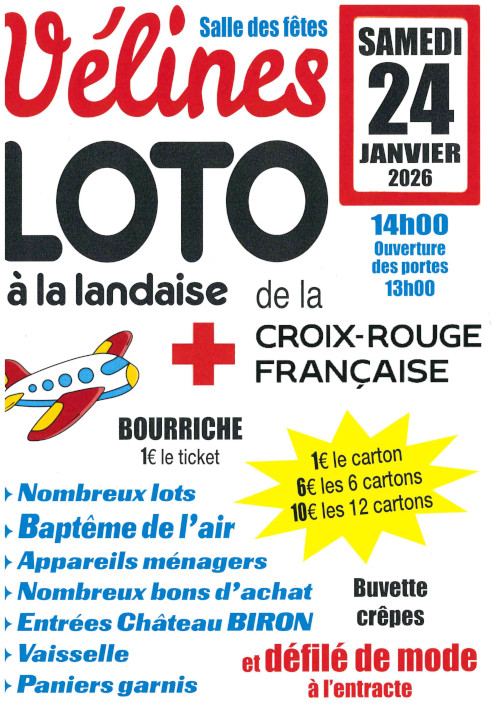 Loto de la croix rouge 