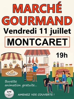 Marché Gourmand organisé par l'Association de Parents d'Elèves 