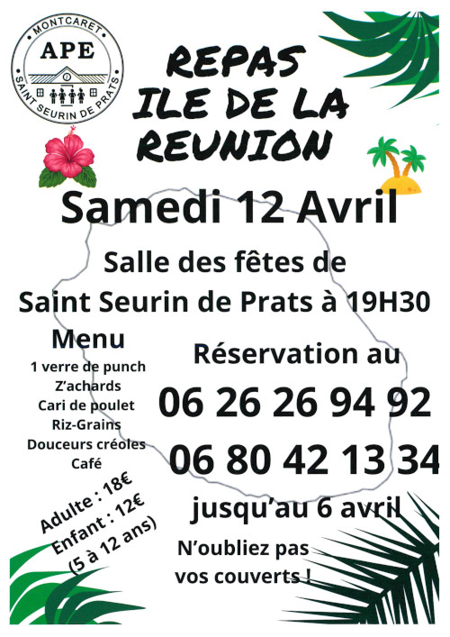 Repas des Iles.
